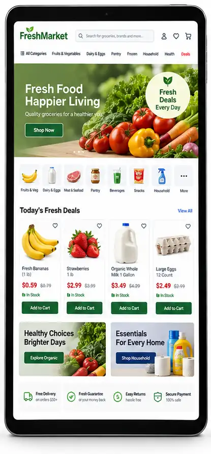 Site para Loja de Alimentos Naturais Criar Site Profissional