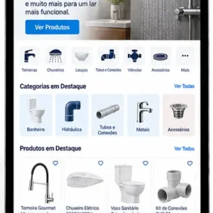 Site para Loja de Banheiros e Metais Criar Site Profissional