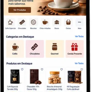 Site para Loja de Café e Produtos Gourmet Criar Site Profissional