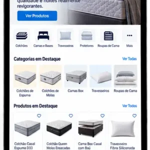 Site para Loja de Colchões e Quarto Criar Site Profissional