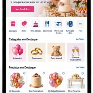 Site para Loja de Doces e Festas Criar Site Profissional