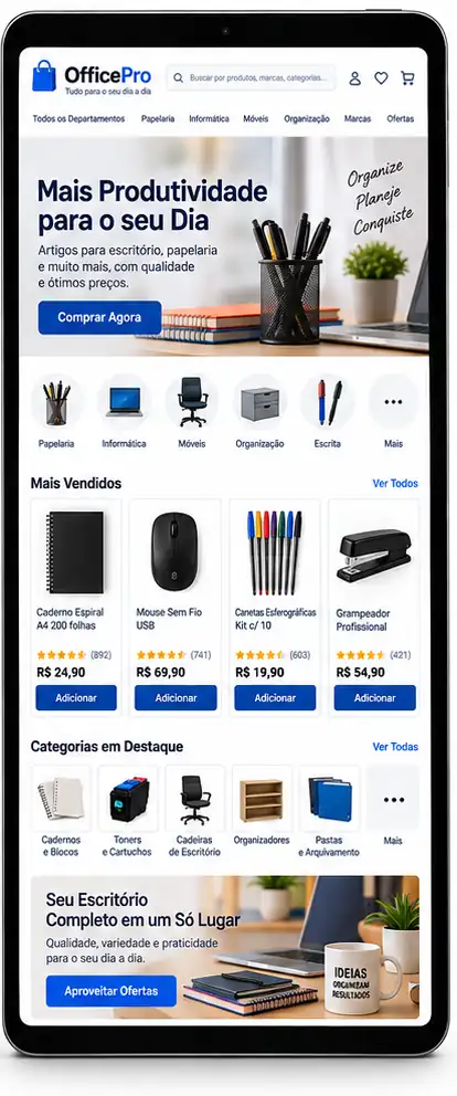 Site para Loja de Eletroportáteis Criar Site Profissional