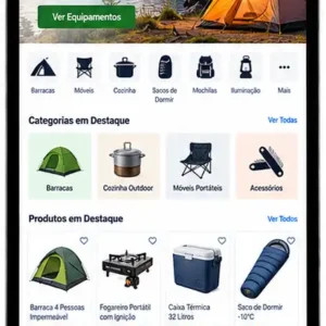 Site para Loja de Equipamentos de Camping Criar Site Profissional