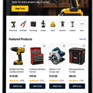 Site para Loja de Ferramentas e Equipamentos Criar Site Profissional
