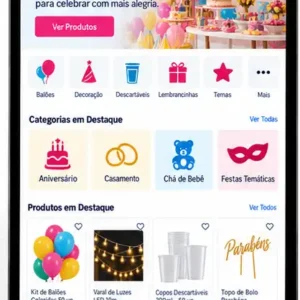 Site para Loja de Festas e Balões Criar Site Profissional
