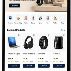 Site para Loja de Fones e Áudio Criar Site Profissional