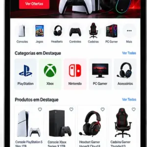 Site para Loja de Games e Acessórios Criar Site Profissional