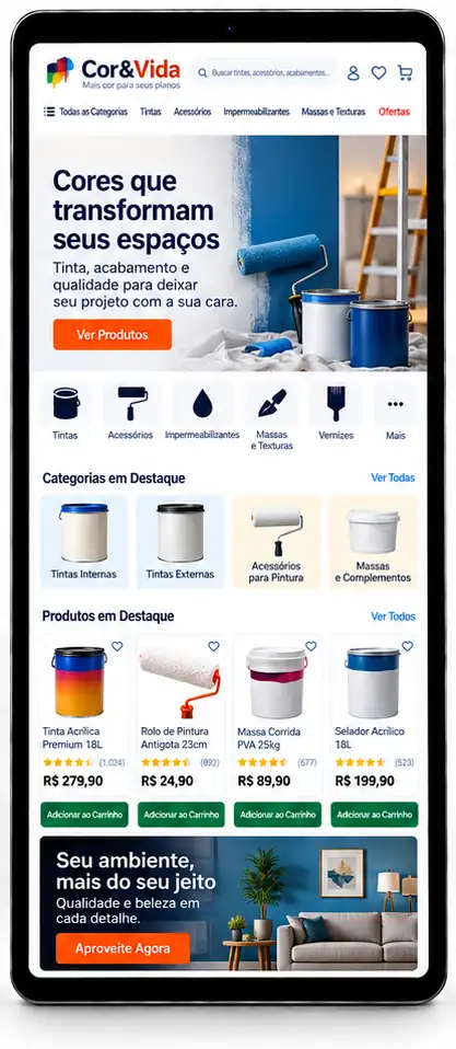 Site para Loja de Materiais de Construção Criar Site Profissional