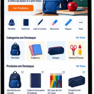 Site para Loja de Mochilas e Material Escolar Criar Site Profissional