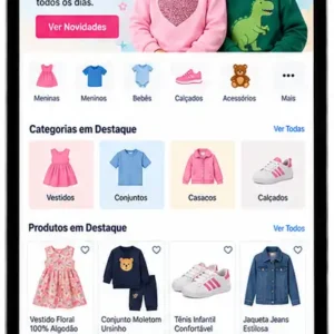 Site para Loja de Moda Infantil Criar Site Profissional