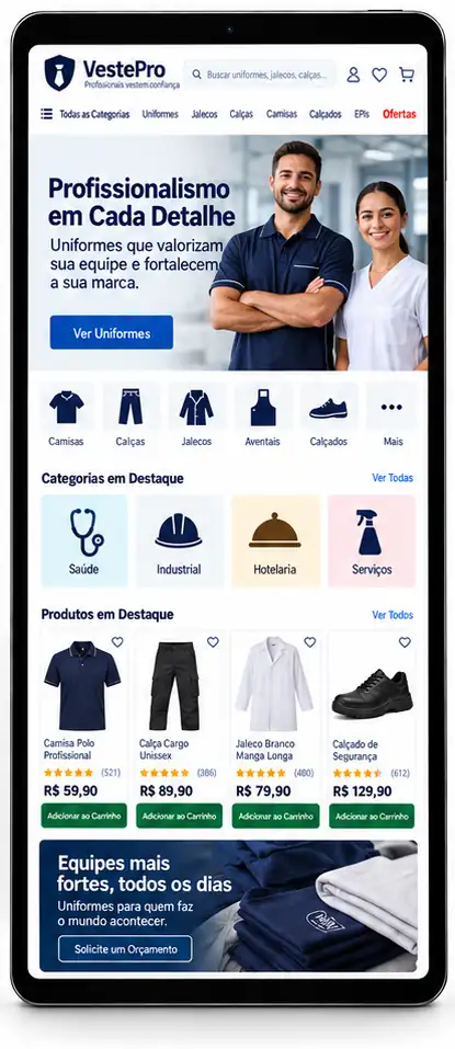 Site para Loja de Moda Masculina Casual Criar Site Profissional