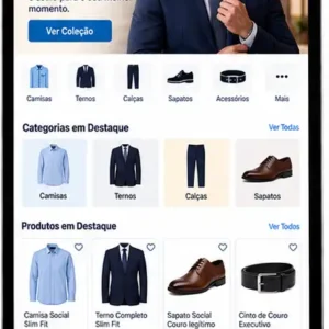 Site para Loja de Moda Social Masculina Criar Site Profissional