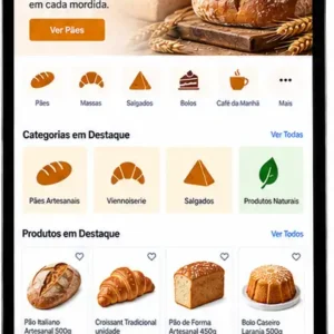 Site para Loja de Pães e Produtos Artesanais Criar Site Profissional