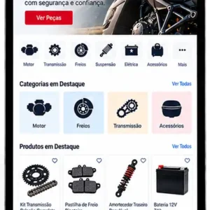 Site para Loja de Peças para Motos Criar Site Profissional