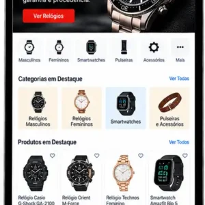 Site para Loja de Relógios Criar Site Profissional