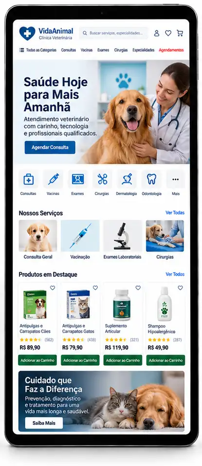 Site para Loja de Saúde e Bem-Estar Criar Site Profissional