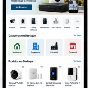 Site para Loja de Segurança Eletrônica Criar Site Profissional