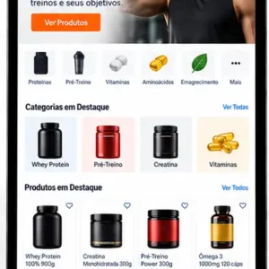 Site para Loja de Suplementos Fitness Criar Site Profissional