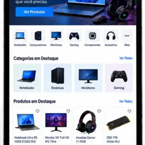 Site para Loja de Tecnologia Gamer Criar Site Profissional