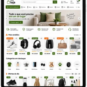 Site para Marketplace de Produtos Variados Criar Site Profissional